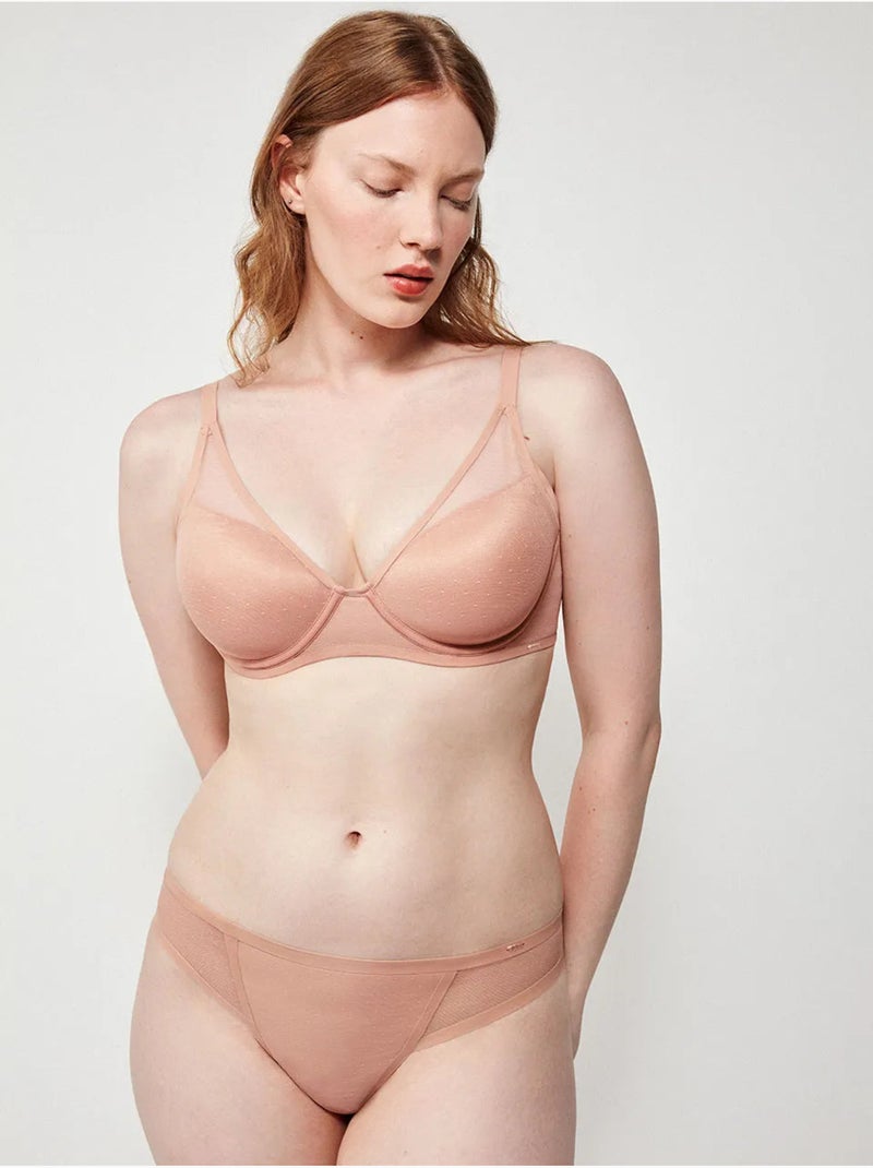 Reggiseno con capacità riduttrice della schiena Rosa - Kiabi