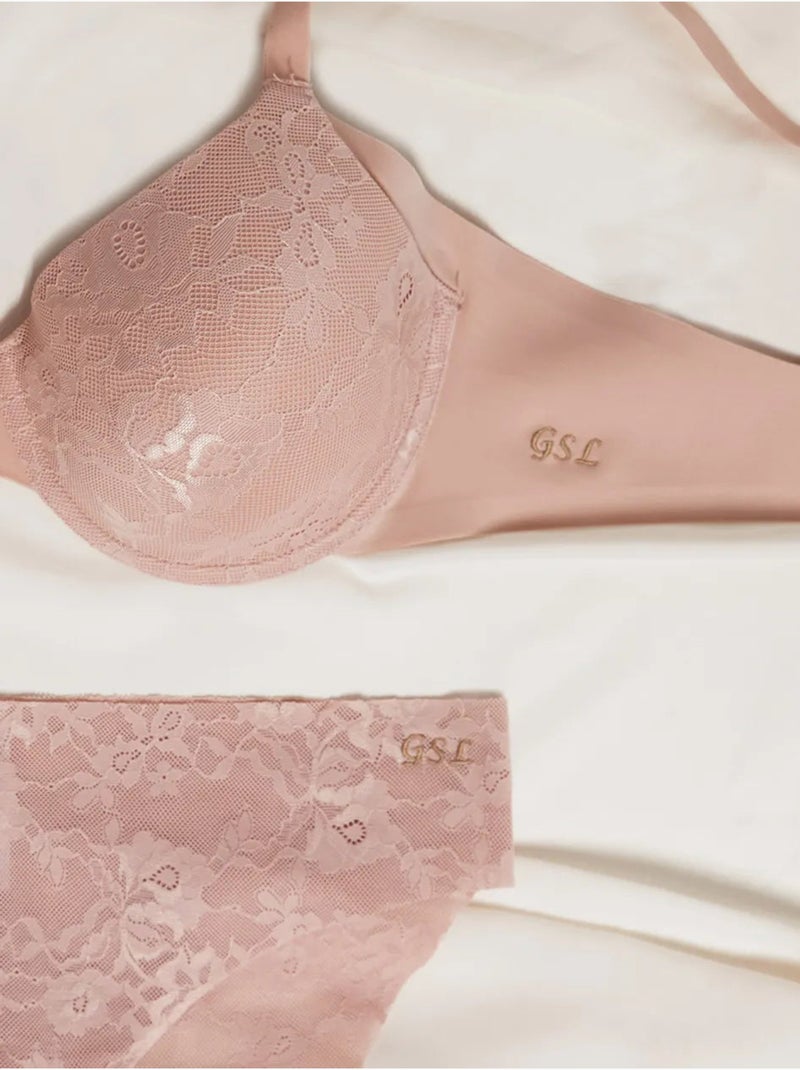 Reggiseno con capacità riduttrice in ascella Rosa - Kiabi