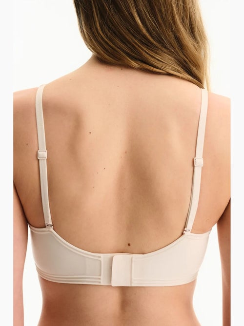 Reggiseno contorno invisibile con imbottiture removibili penti - Kiabi Reggiseno contorno invisibile con imbottiture removibili penti - Kiabi
