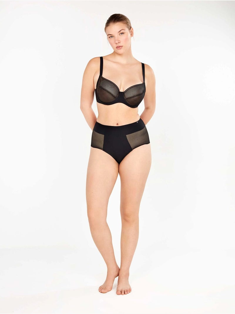 Reggiseno Coppa Differenziata Non Imbottito Nero - Kiabi