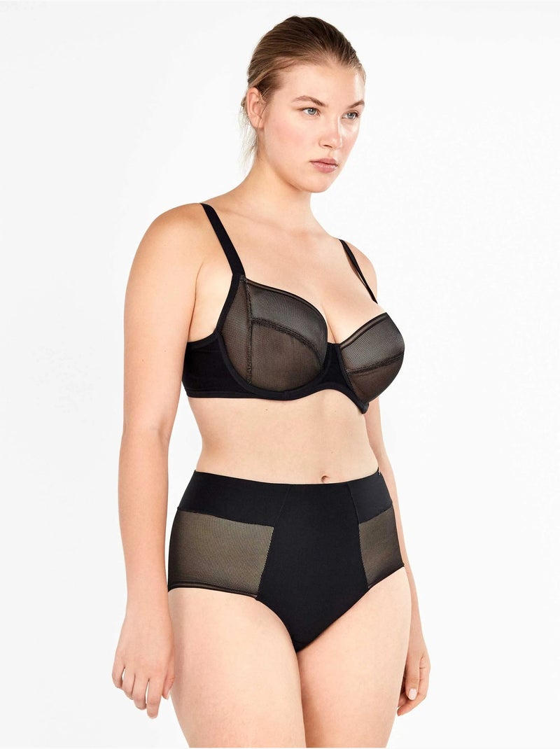 Reggiseno Coppa Differenziata Non Imbottito Nero - Kiabi