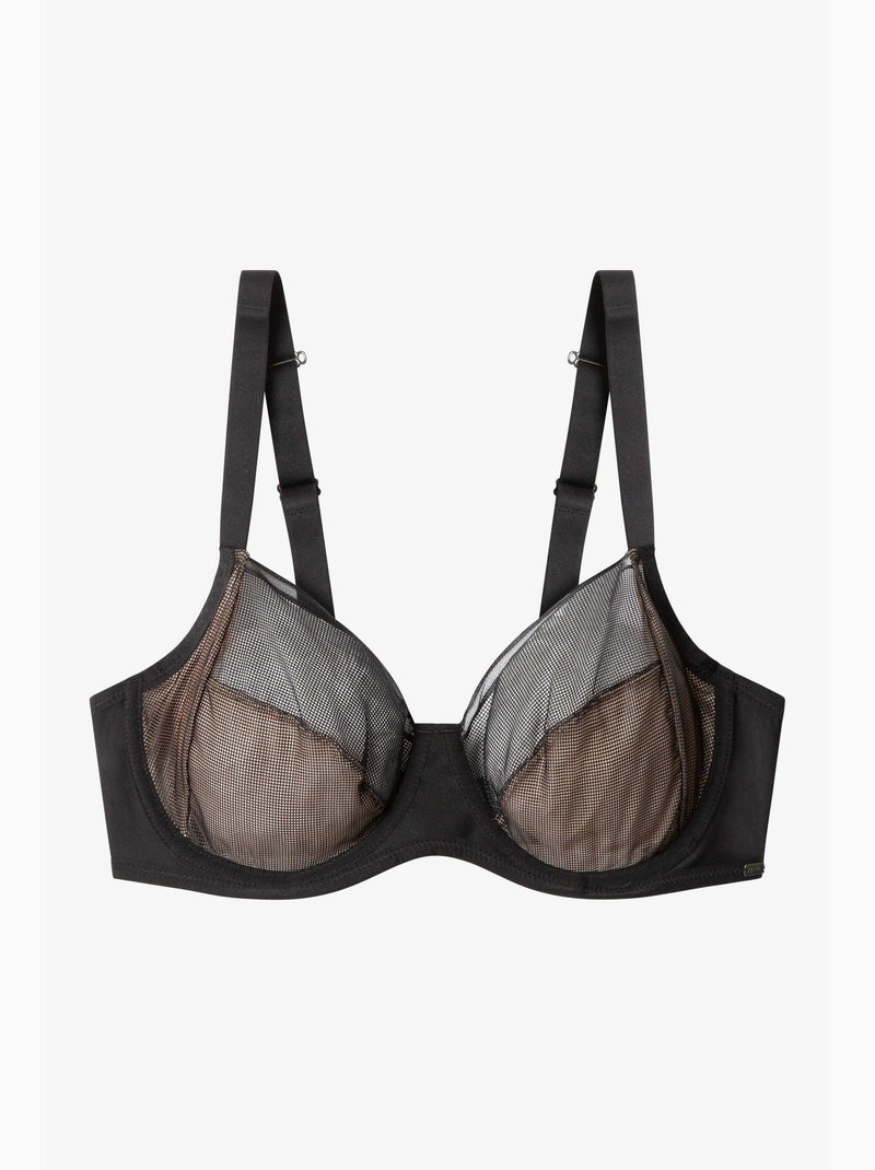 Reggiseno Coppa Differenziata Non Imbottito Nero - Kiabi