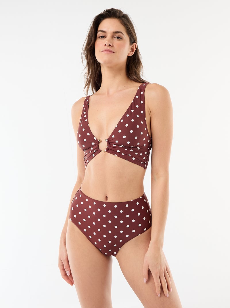 Reggiseno da bagno Marrone - Kiabi