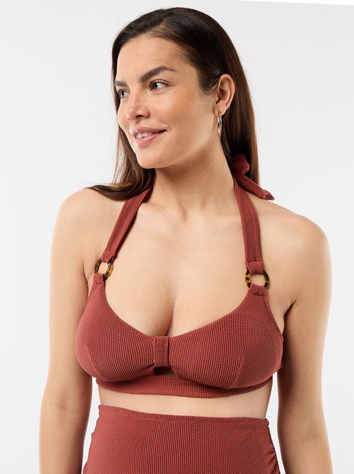 Reggiseno da bagno premaman a costine - Kiabi