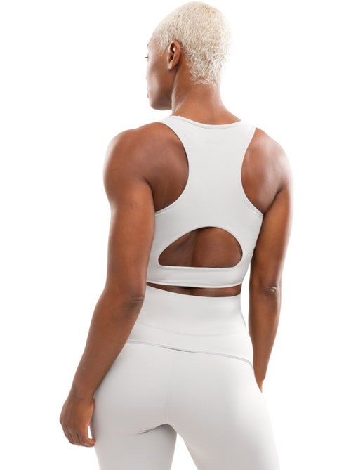 Reggiseno da corsa da donna donna angkor light gray - Kiabi