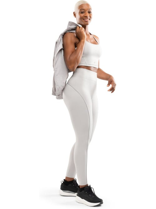 Reggiseno da corsa da donna donna angkor light gray - Kiabi