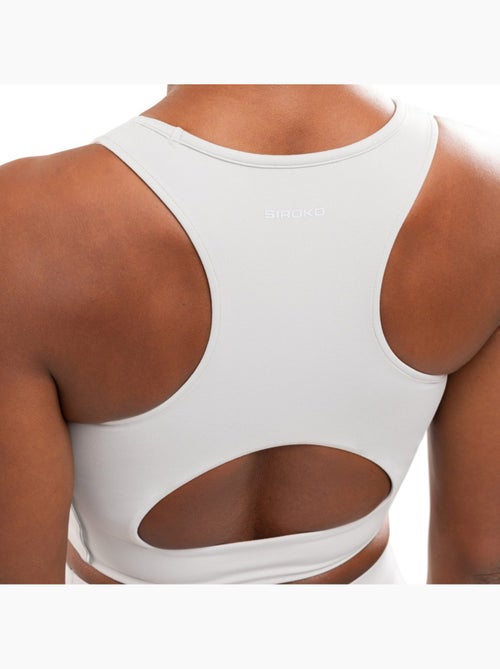 Reggiseno da corsa da donna donna angkor light gray - Kiabi