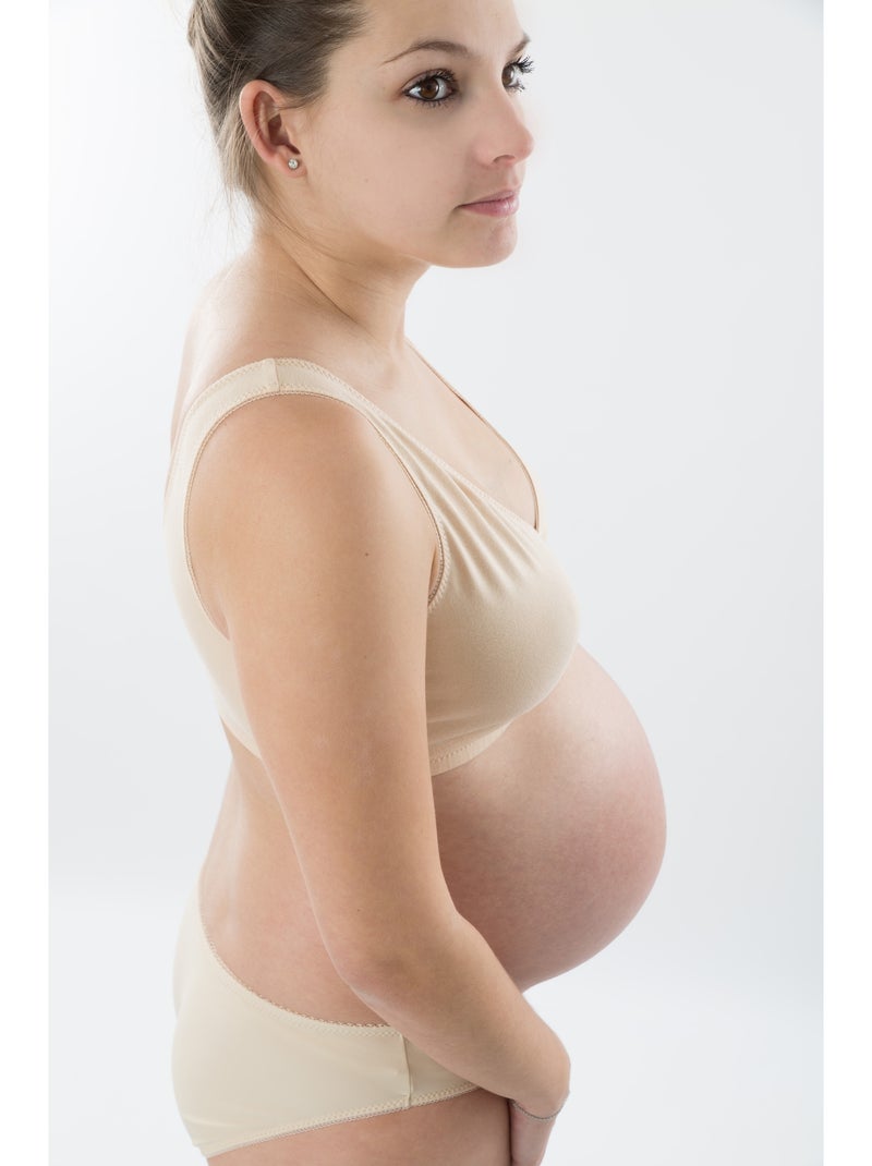 Reggiseno da notte per maternità con pizzo 'Bogema' Bianco - Kiabi
