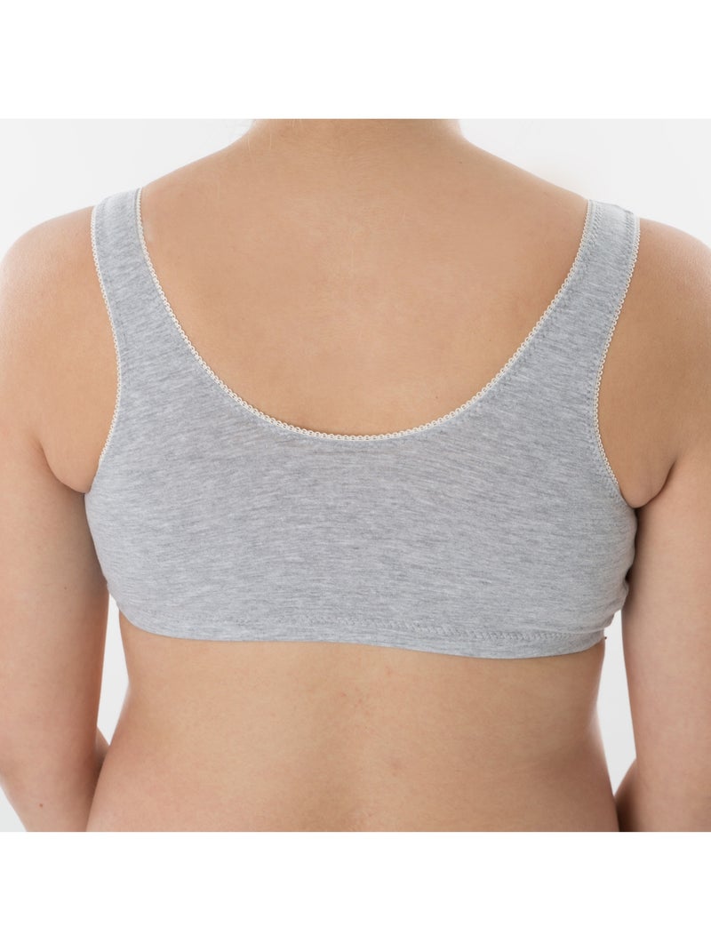 Reggiseno da notte per maternità GRIS 'Bogema' Grigio chiaro - Kiabi