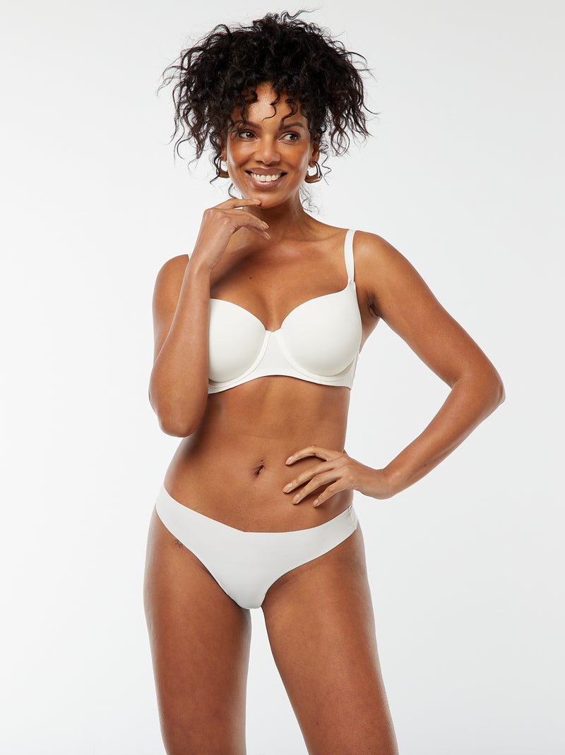 Reggiseno D&E invisibile BIANCO - Kiabi