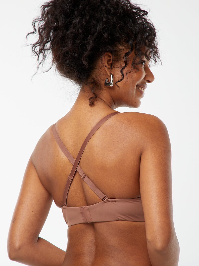 Reggiseno D&E invisibile MARRONE - Kiabi
