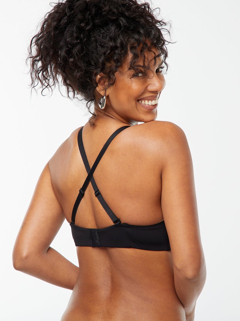 Reggiseno D&E invisibile Nero - Kiabi