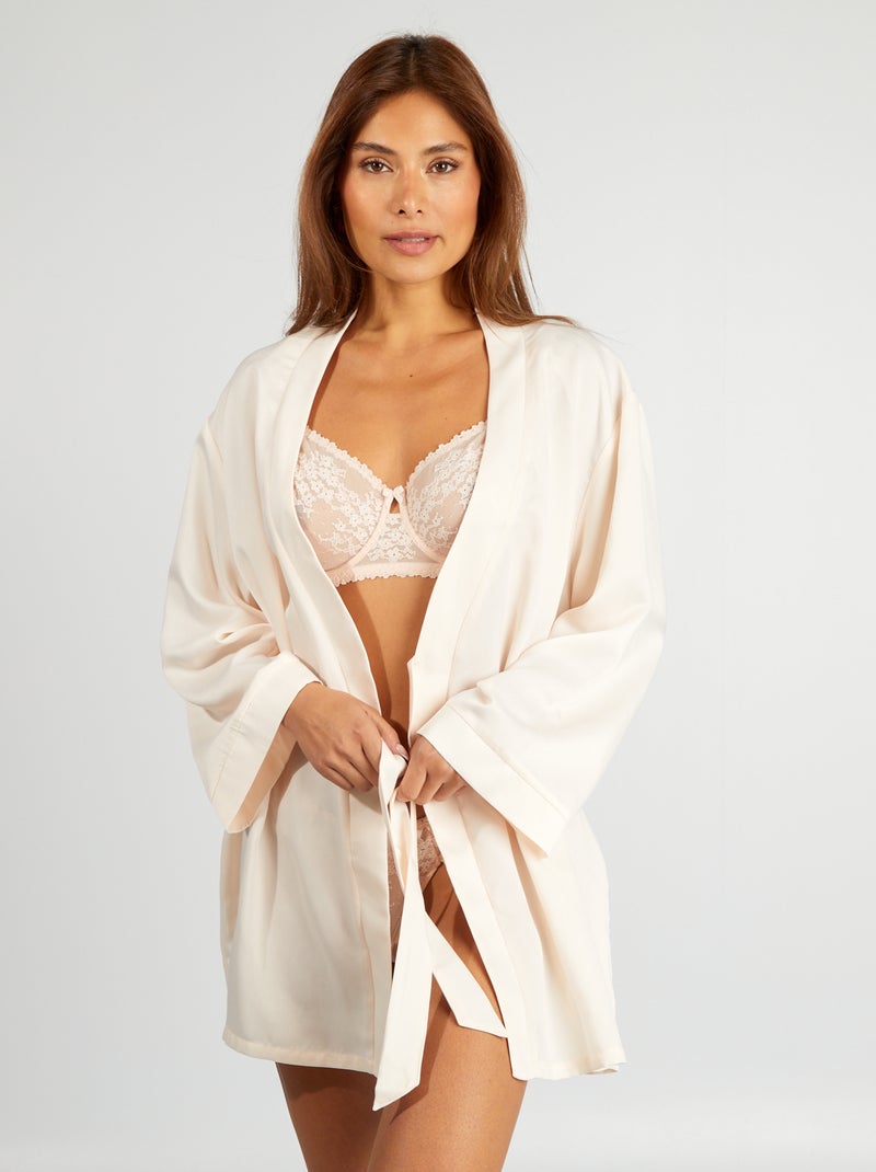 Reggiseno D&E senza coppe ROSA - Kiabi