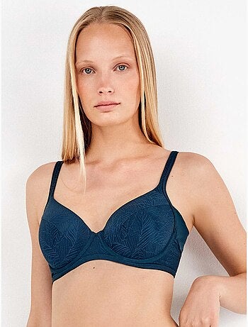 Reggiseno di capacità in tono blu petrolio