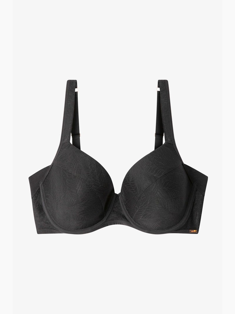 Reggiseno di capacità in tono blu petrolio Nero - Kiabi