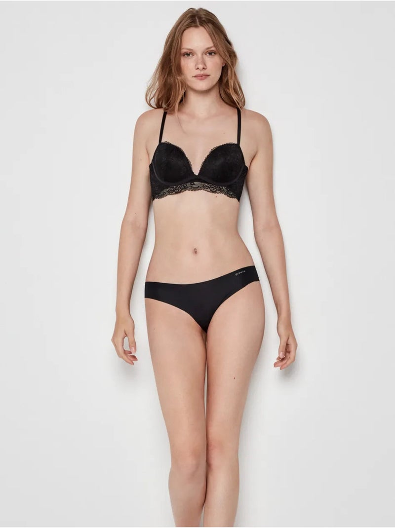 Reggiseno effetto push up Nero - Kiabi