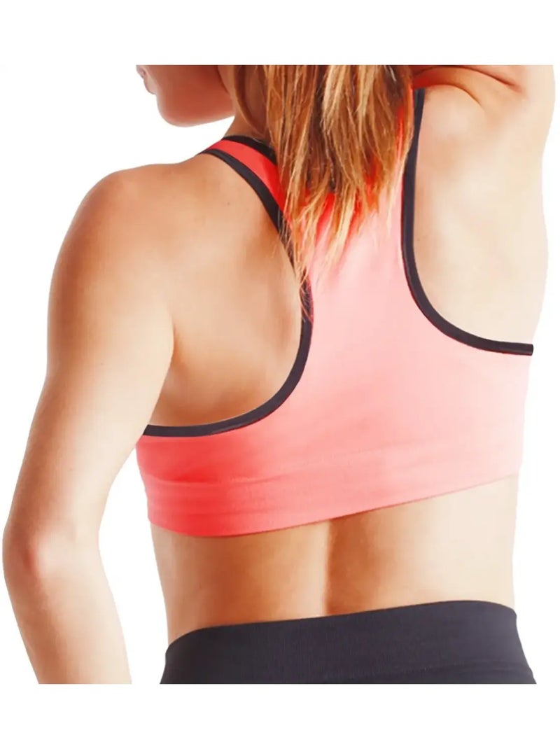 Reggiseno Fit Active Rassodante Corallo - Kiabi