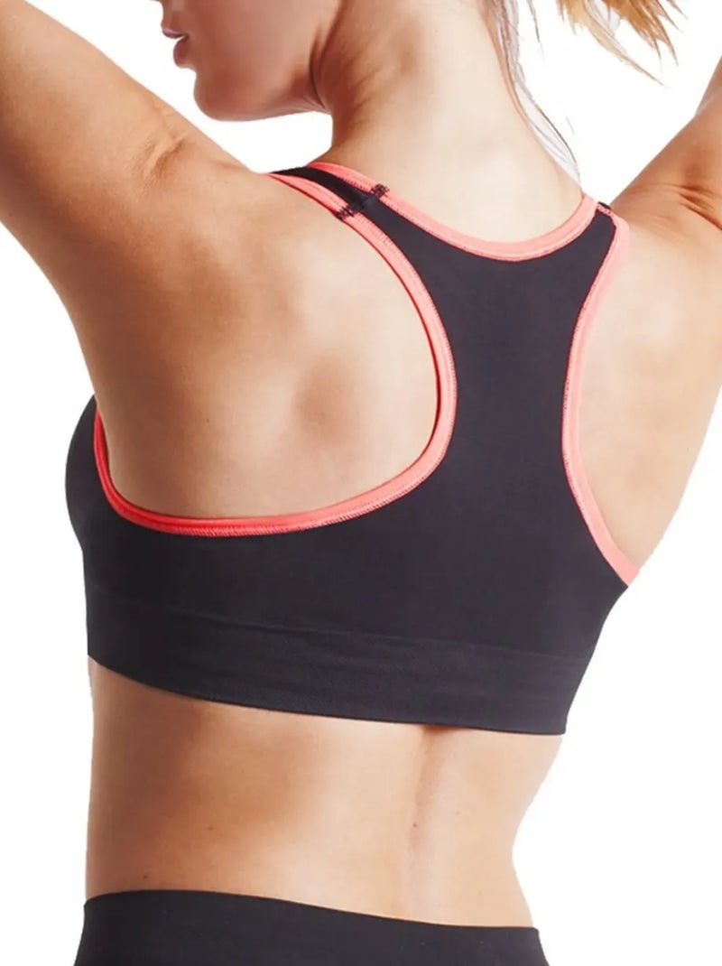 Reggiseno Fit Active Rassodante Nero - Kiabi