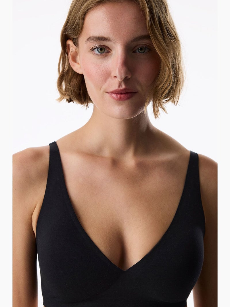 Reggiseno hours decollette senza segni con imbottitura removibile penti Nero - Kiabi