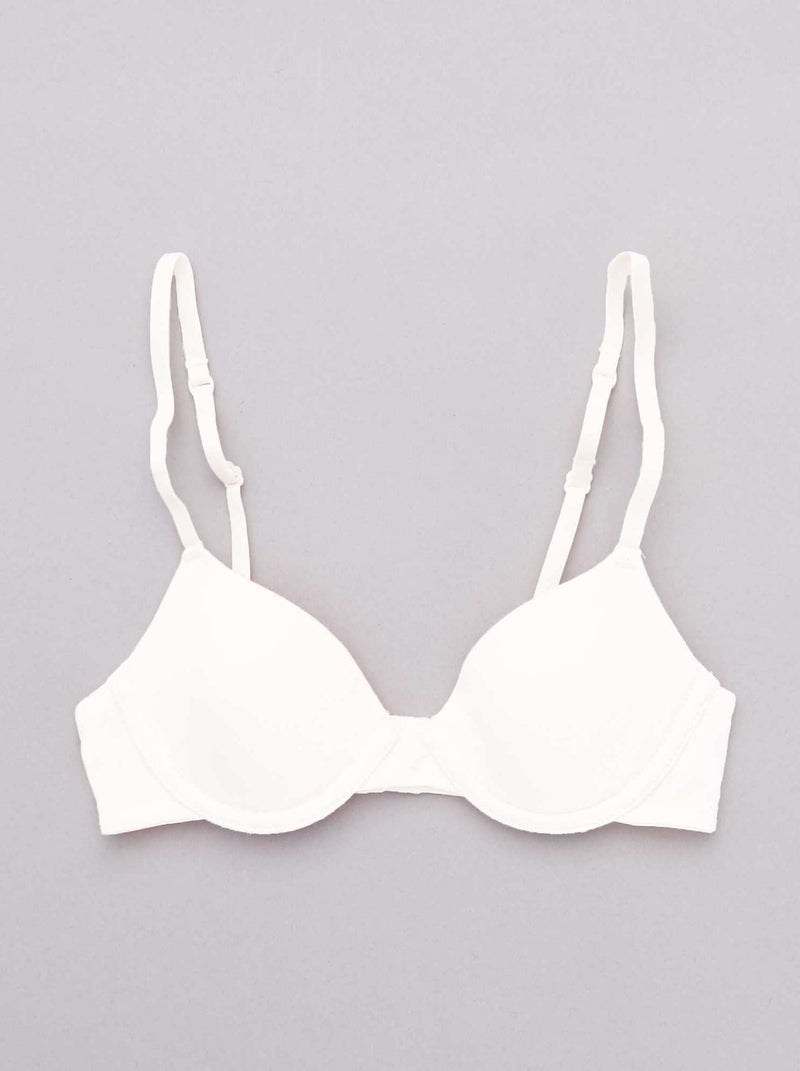 Reggiseno imbottito Bianco - Kiabi