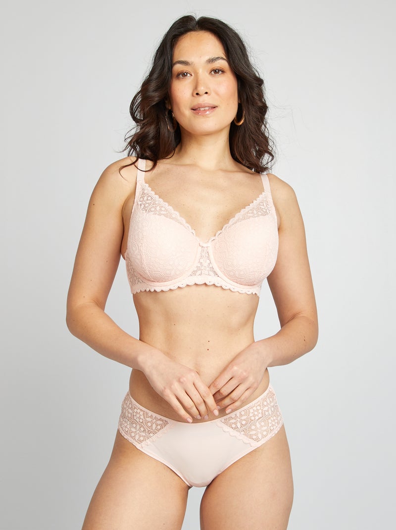 Reggiseno imbottito coppe D ed E ROSA - Kiabi