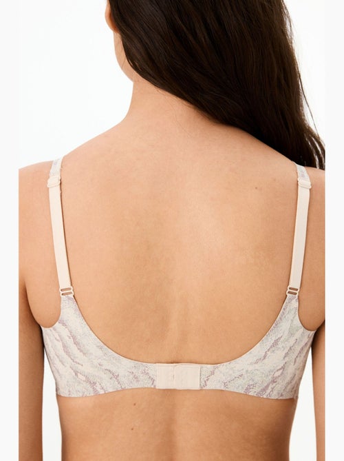 Reggiseno imbottito fit decolette con stampa serpente, invisibile penti - Kiabi Reggiseno imbottito fit decolette con stampa serpente, invisibile penti - Kiabi
