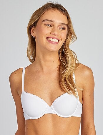 Reggiseno imbottito in cotone