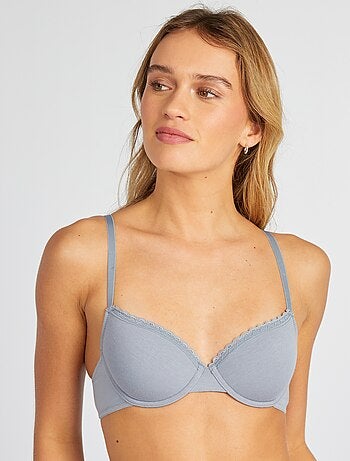 Reggiseno imbottito in cotone