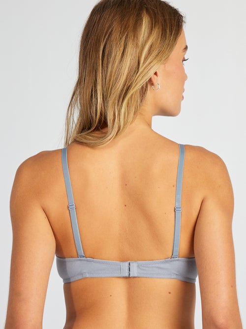 Reggiseno imbottito in cotone - Kiabi