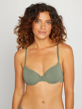 Reggiseno imbottito in cotone