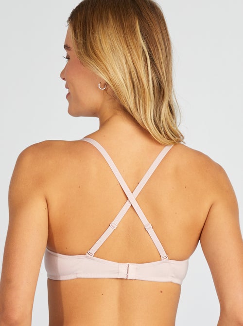 Reggiseno imbottito in cotone - Kiabi