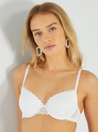 Reggiseno imbottito in pizzo