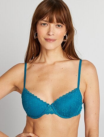 Reggiseno imbottito in pizzo
