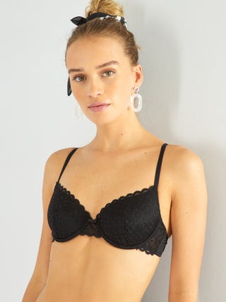 Reggiseno imbottito in pizzo