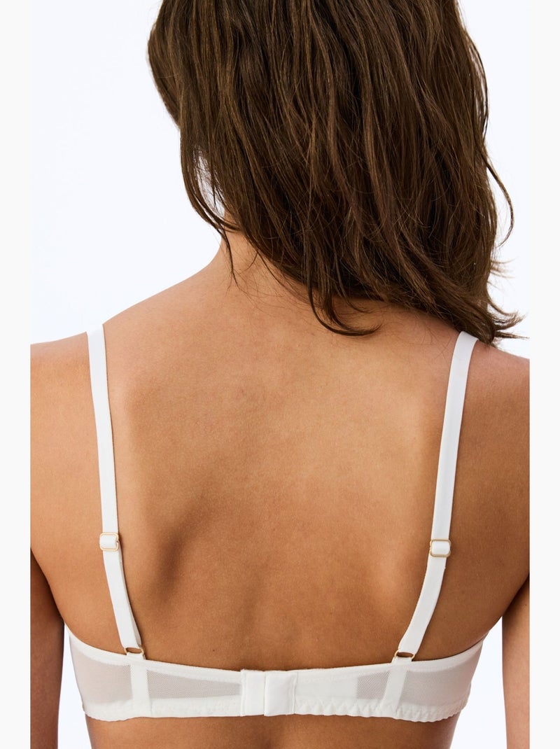 Reggiseno imbottito kırık viola penti Bianco - Kiabi
