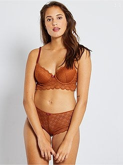 Reggiseno imbottito pizzo - Kiabi