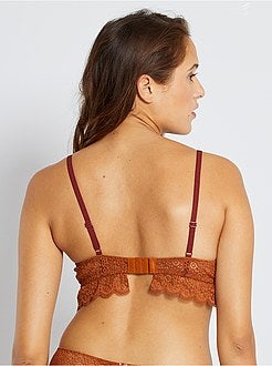 Reggiseno imbottito pizzo - Kiabi
