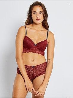 Reggiseno imbottito pizzo - Kiabi