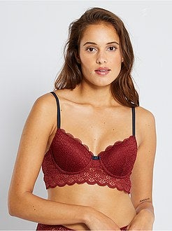 Reggiseno imbottito pizzo - Kiabi