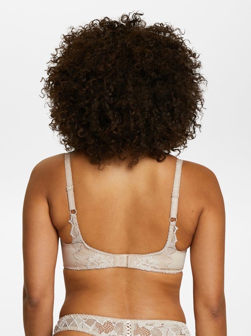 Reggiseno in microfibra con lacci 'Sans Complexe' - Kiabi