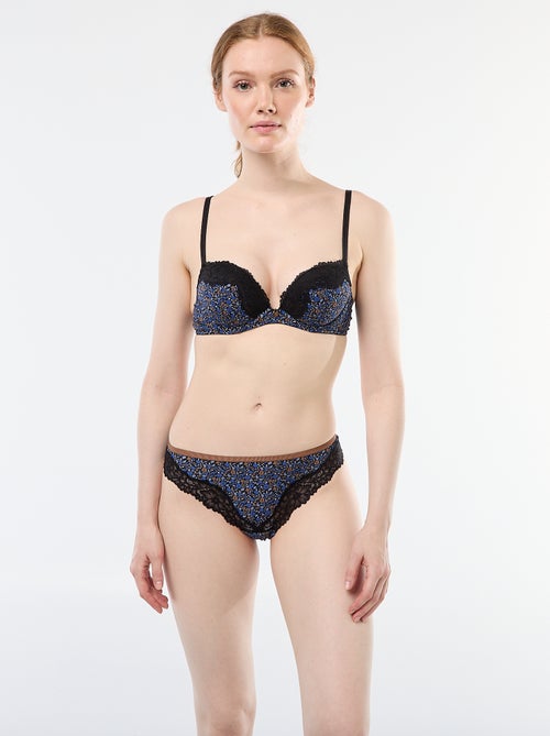 Reggiseno in microfibra stampato - Kiabi
