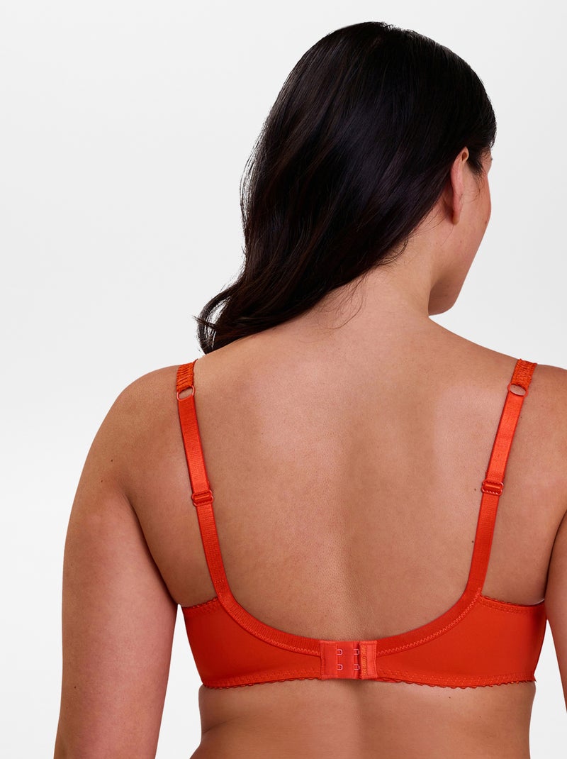 Reggiseno in pizzo Arum 'Sans Complexe' ARANCIONE - Kiabi