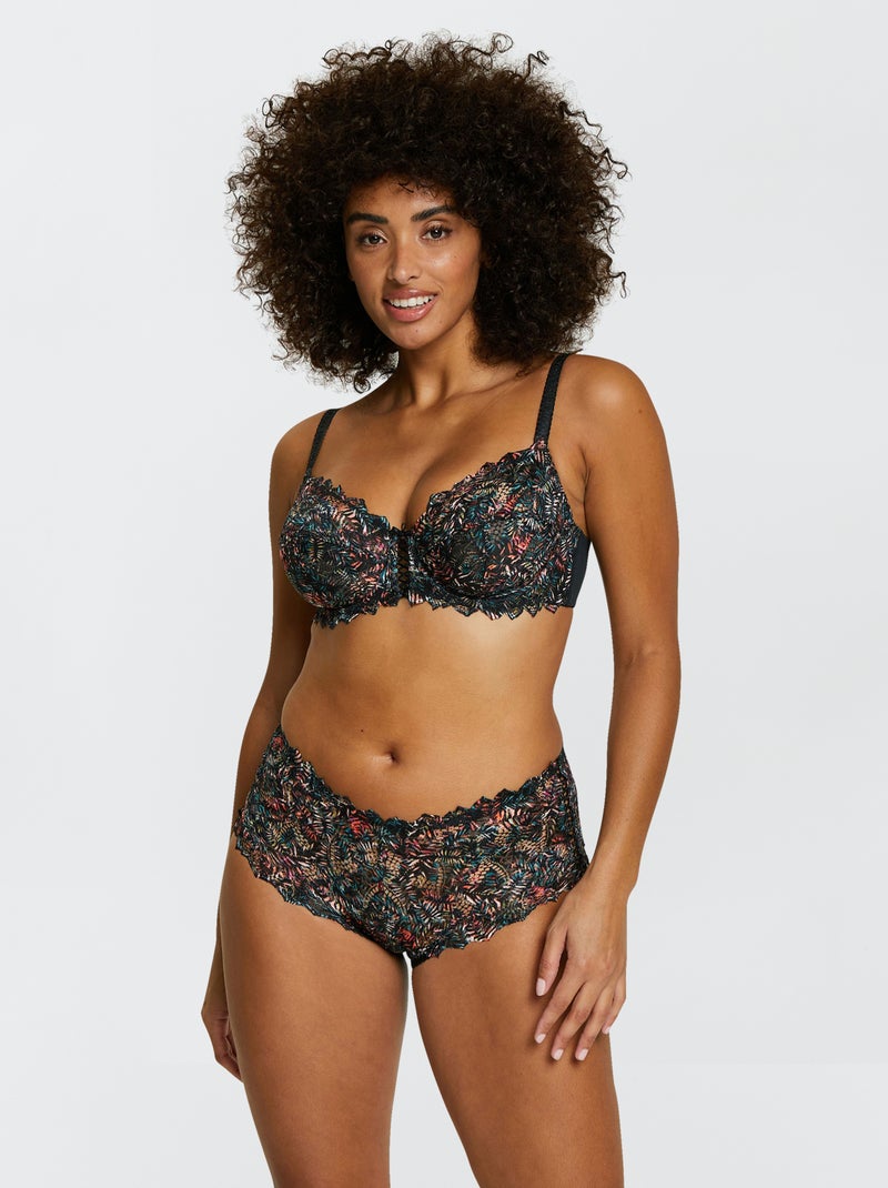 Reggiseno in pizzo Arum 'Sans Complexe' NERO - Kiabi