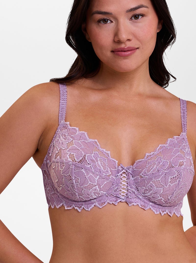 Reggiseno in pizzo Arum 'Sans Complexe' ROSA - Kiabi