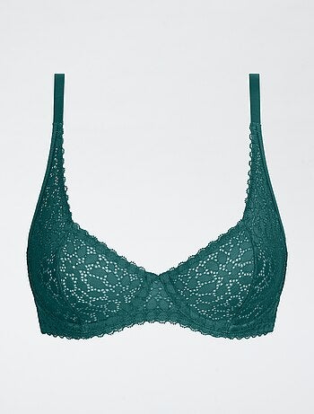Reggiseno in pizzo con ferretto