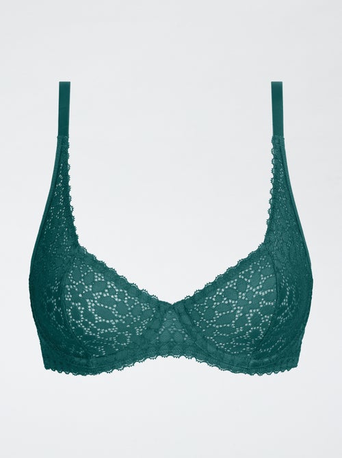 Reggiseno in pizzo con ferretto - Kiabi Reggiseno in pizzo con ferretto - Kiabi