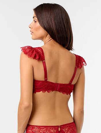 Reggiseno in pizzo coppe D&E