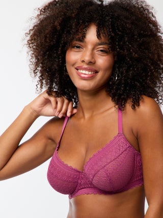 Reggiseno in pizzo coppe D/E/F