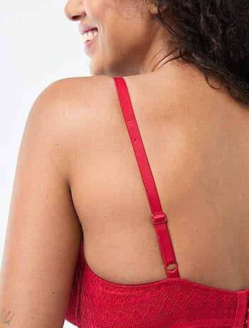 Reggiseno in pizzo coppe D/E/F