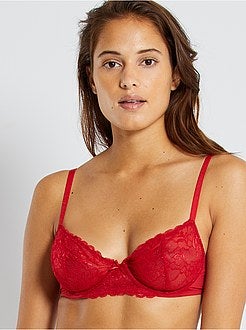 Reggiseno in pizzo e microfibra - Kiabi